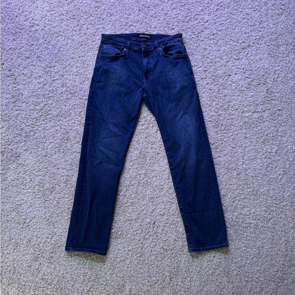 Mavi Men's Straight Jeans - Dark Blue